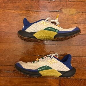 Men’s New Balance x Ice Stufios Minimus Shoes in Cream, Blue, and Green size 5.5